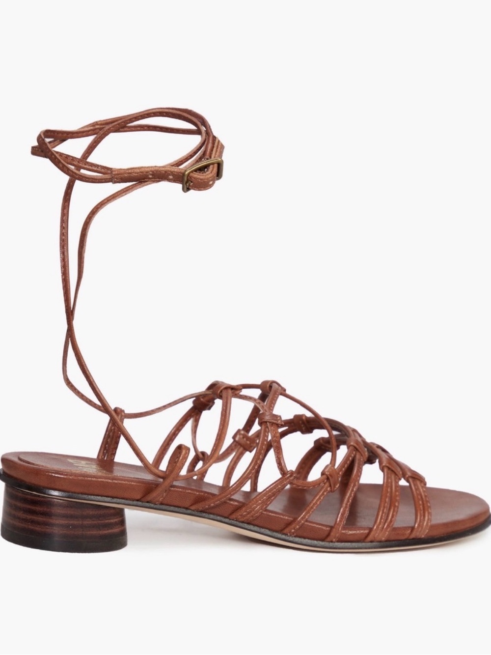 Brown Leather Sandals Never Worn
